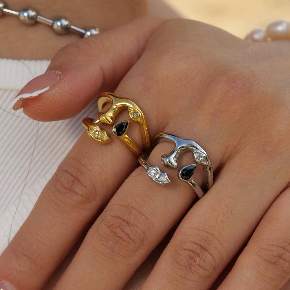 Zirconia Mask Ring - zuzumia