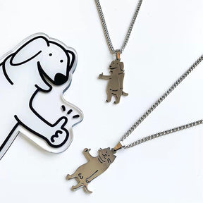 Creative Animal Thumbs Up Necklace - zuzumia