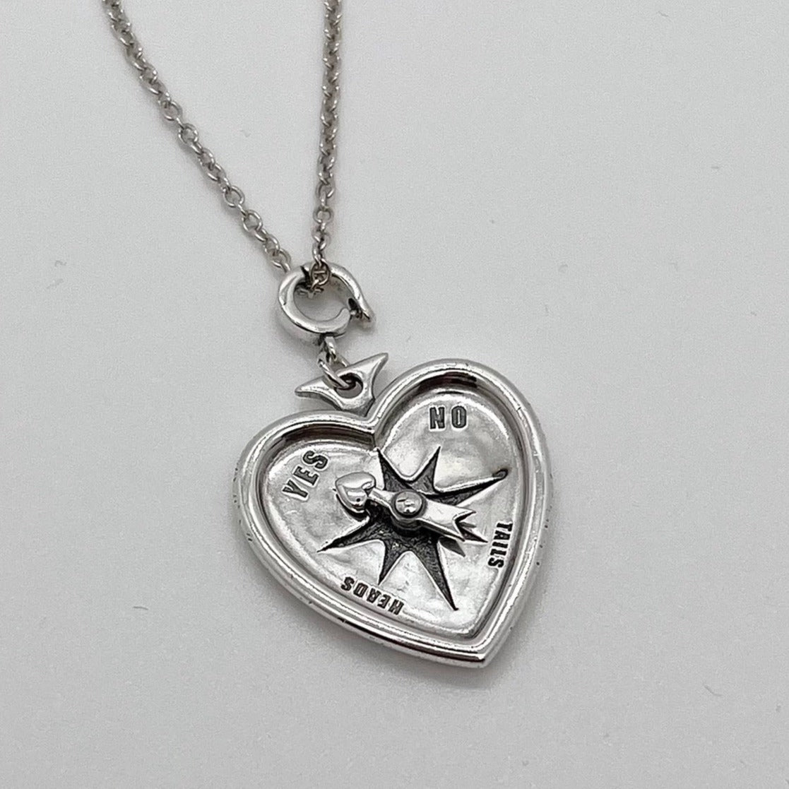 Heart Spinner Necklace