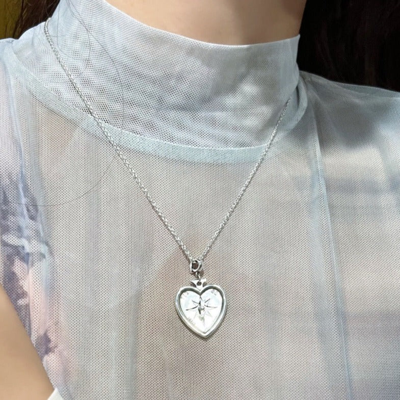 Heart Spinner Necklace