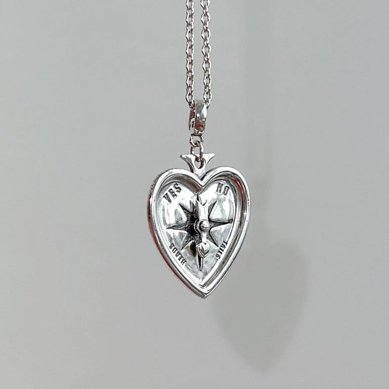 Heart Spinner Necklace