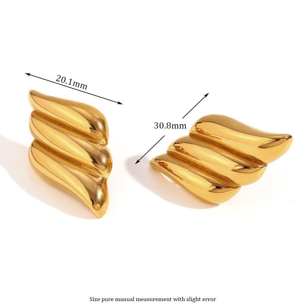 Wings of Angel Stud Earrings - zuzumia