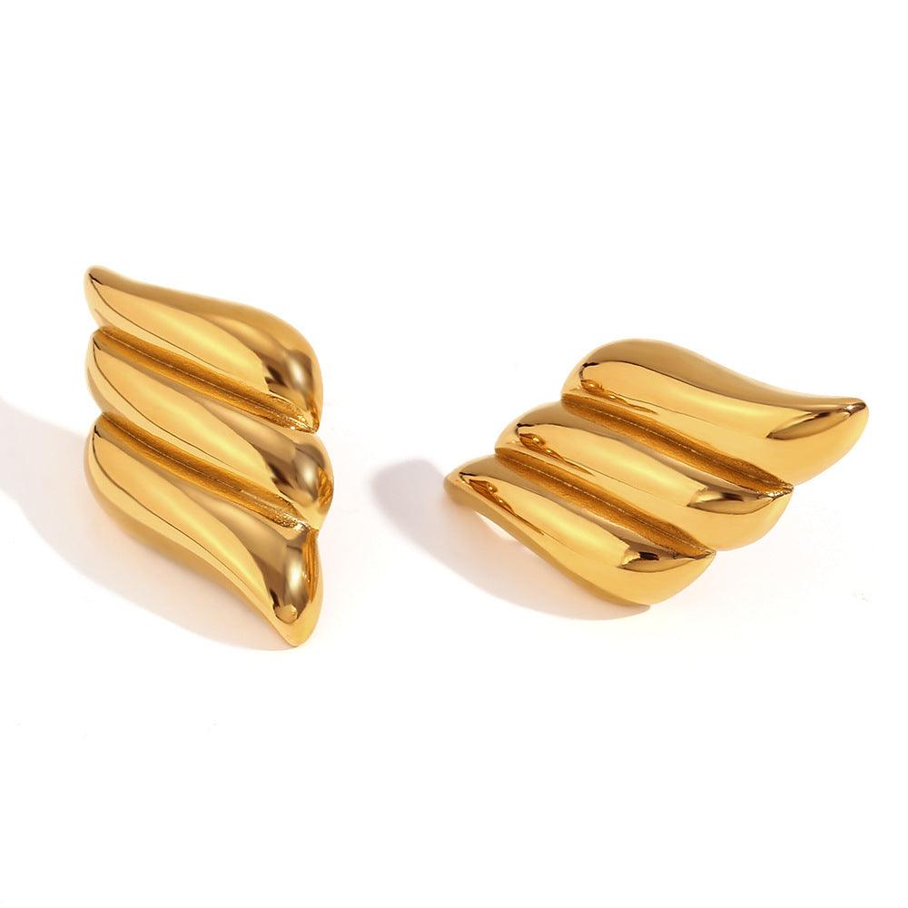 Wings of Angel Stud Earrings - zuzumia