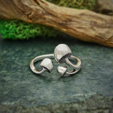 Creative Three-Mushroom Ring - zuzumia