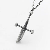 Broken Sword Cross Necklace - zuzumia