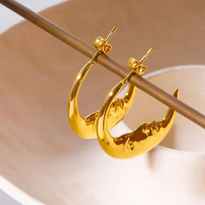 Crescent Moon Earrings - zuzumia