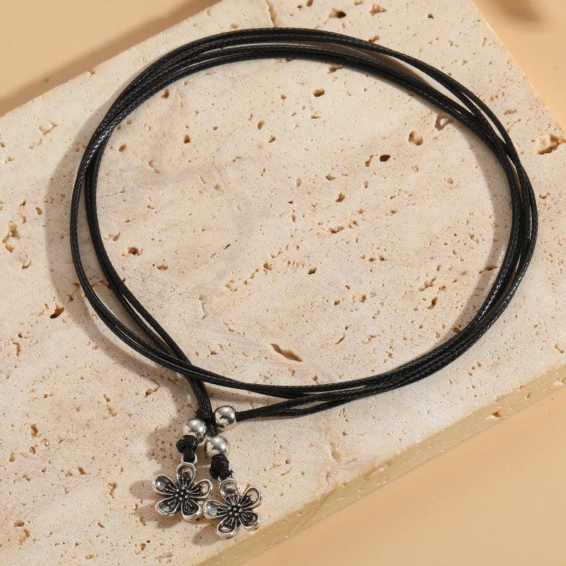 Bohemian Multi-Layer Leather Anklet Bracelet - zuzumia