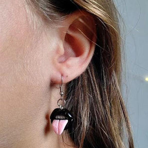 Funny Red Tongue Earrings - zuzumia