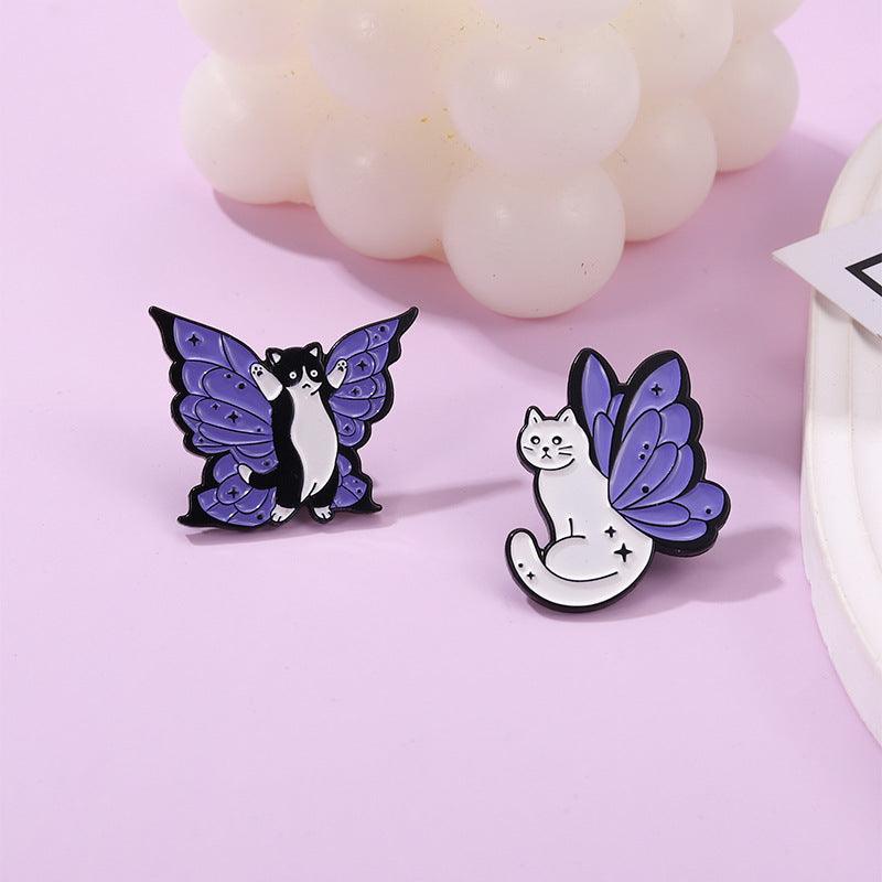 Black White Cat Brooch - Buy 3 Get 3 Free - zuzumia