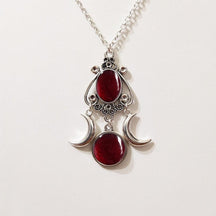 Triple Moon Necklace - zuzumia