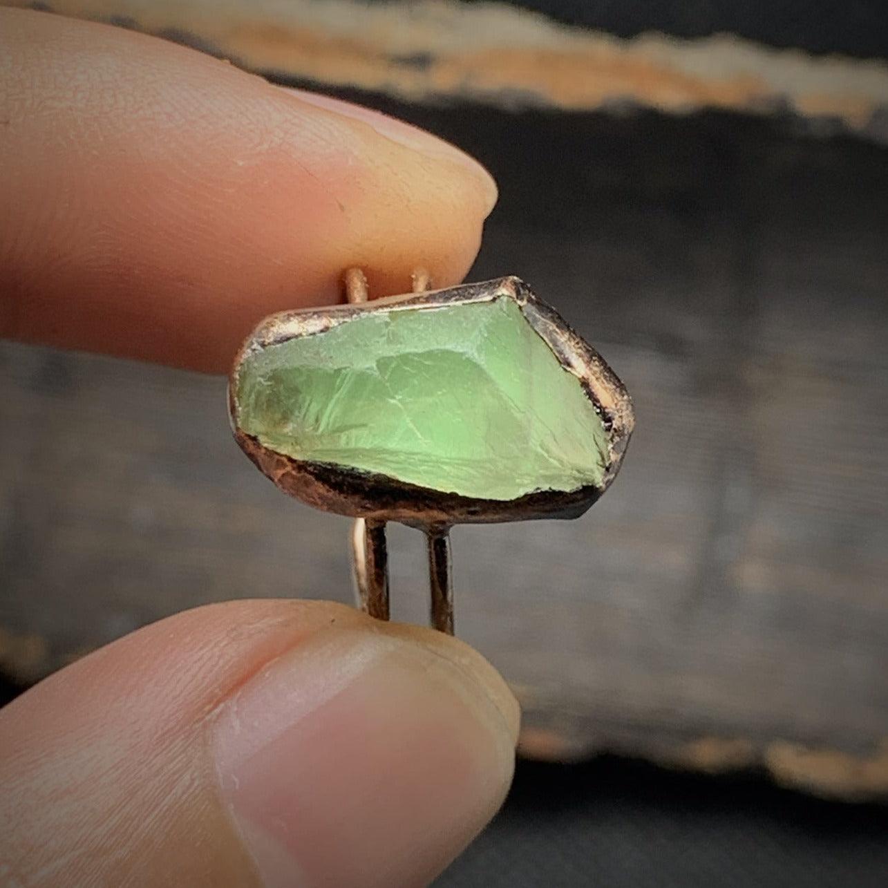 Raw Gem Birthstone Ring - zuzumia