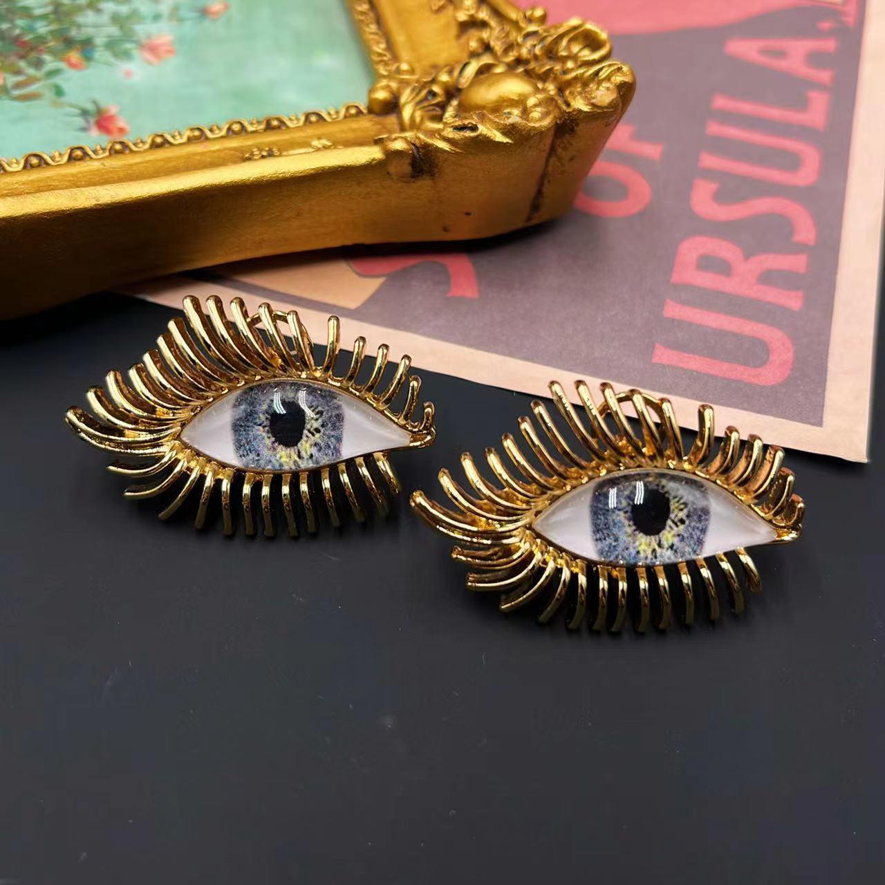 'I Am Watching You' Evil Eye Earrings - zuzumia