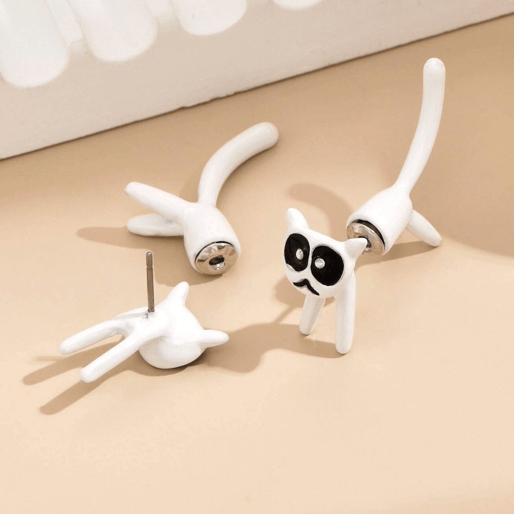 Cartoon Cat Decor Earrings - zuzumia