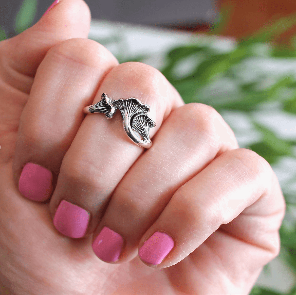 Chanterelle Mushroom Ring - zuzumia