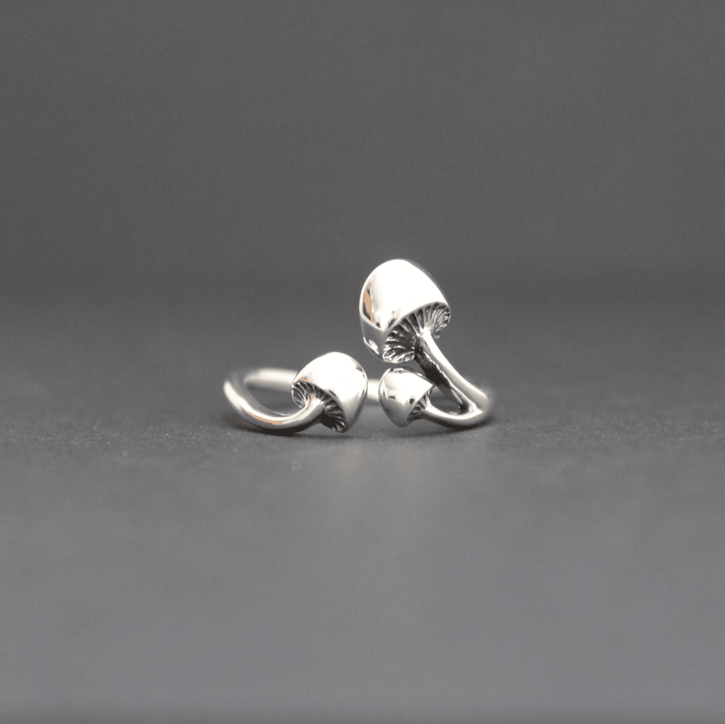 Creative Three-Mushroom Ring - zuzumia