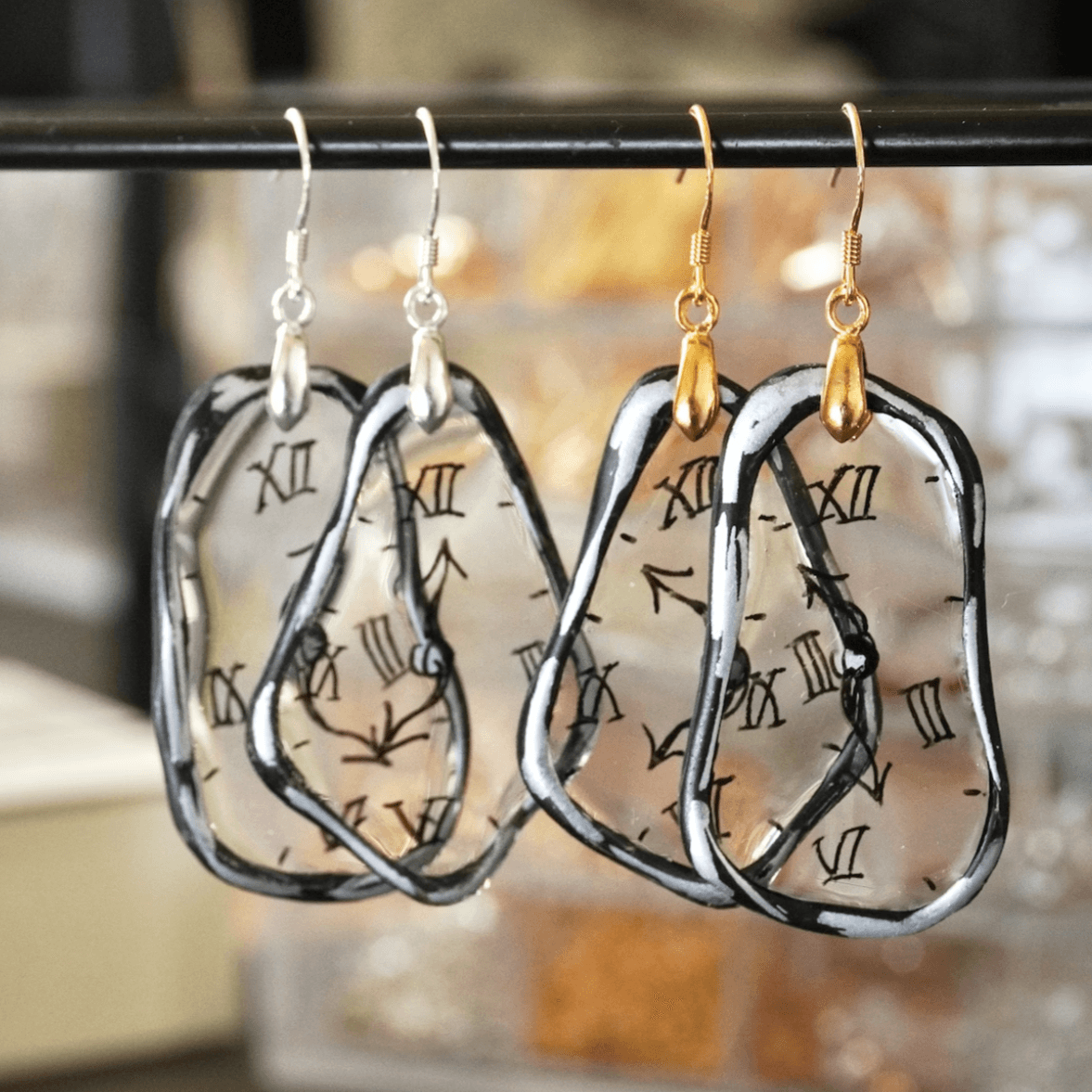 Handmade Clock Earrings - zuzumia