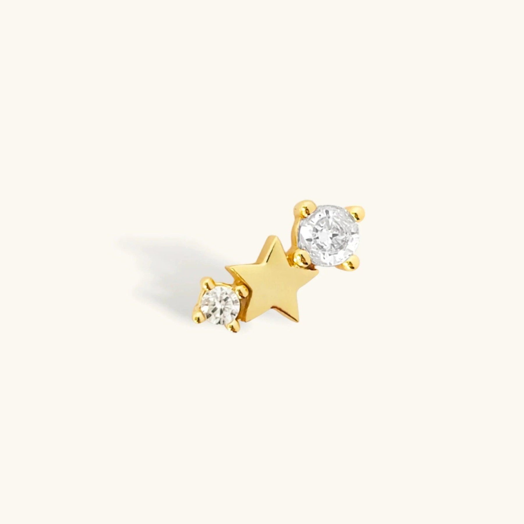 Zodiac Star Stud Earrings - zuzumia