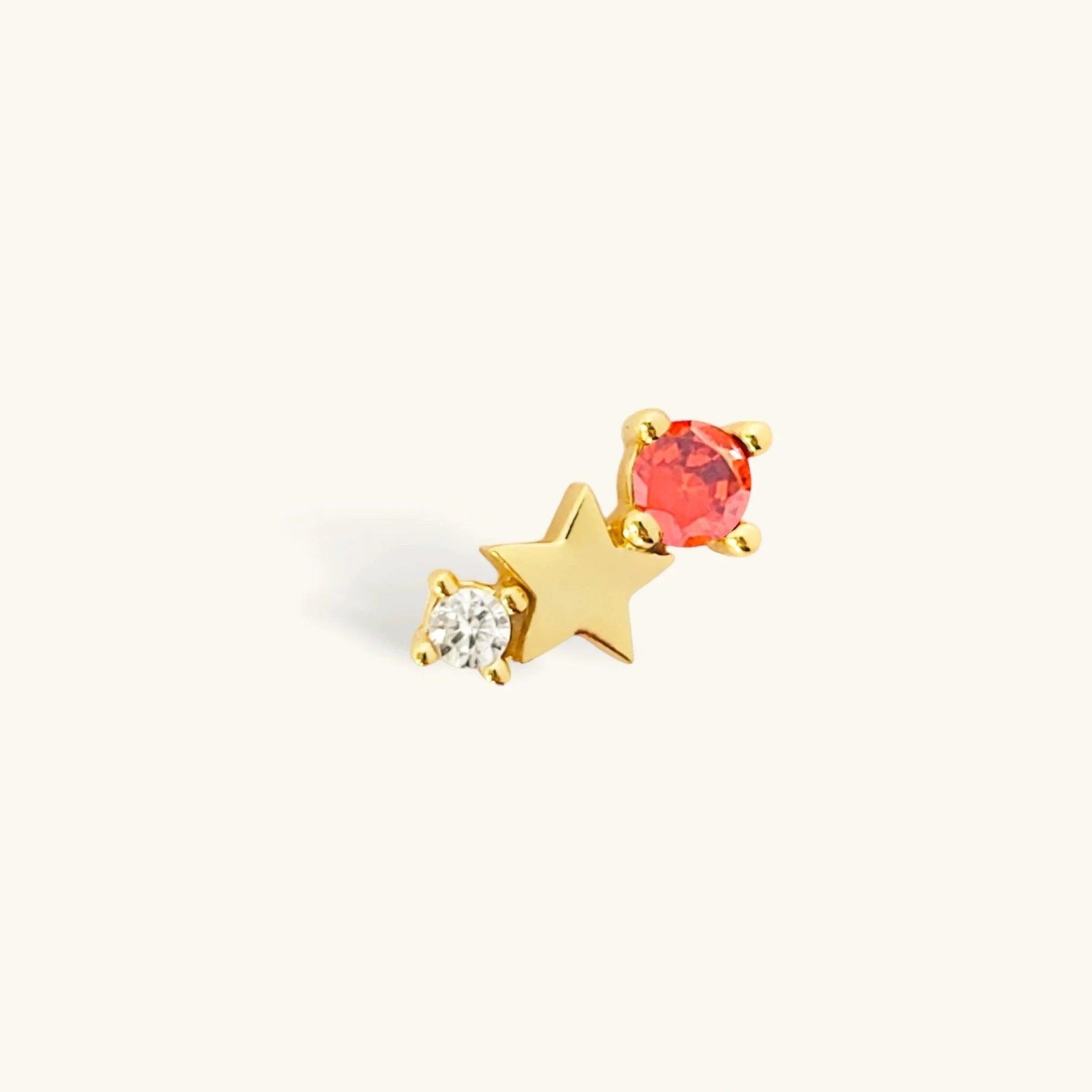 Zodiac Star Stud Earrings - zuzumia