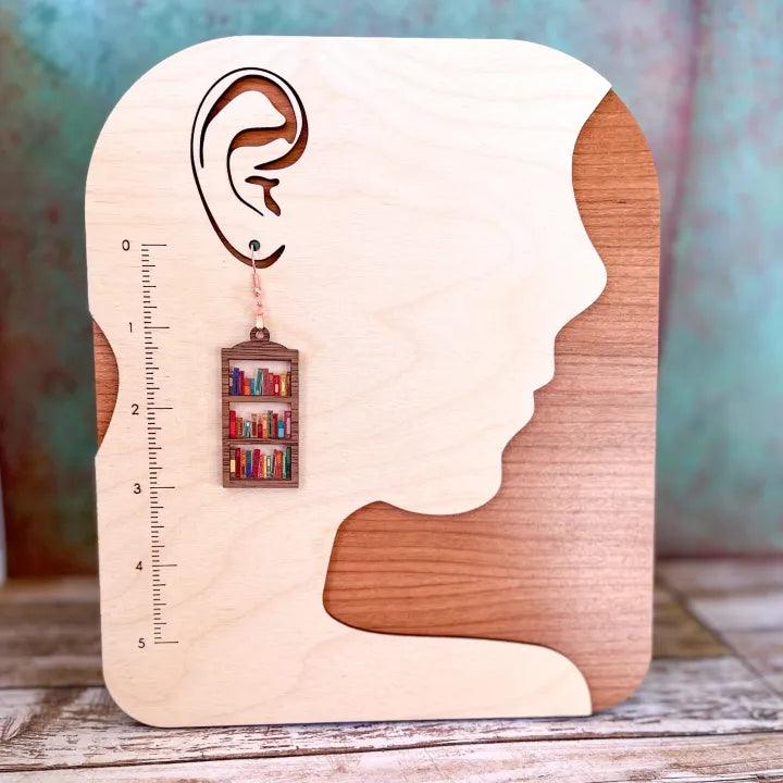 Bookshelf Earrings - zuzumia