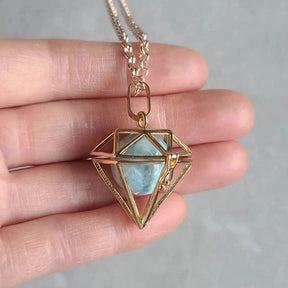 Crystal Holder Necklace - zuzumia