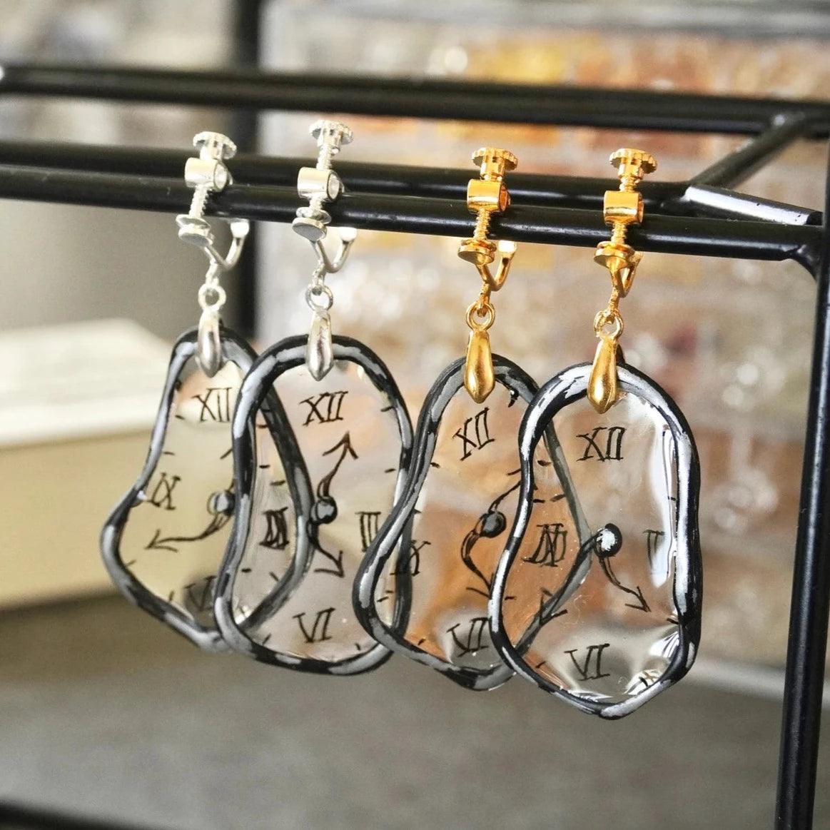 Handmade Clock Earrings - zuzumia