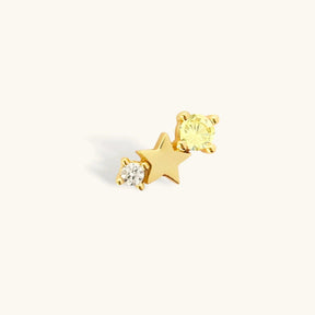 Zodiac Star Stud Earrings - zuzumia