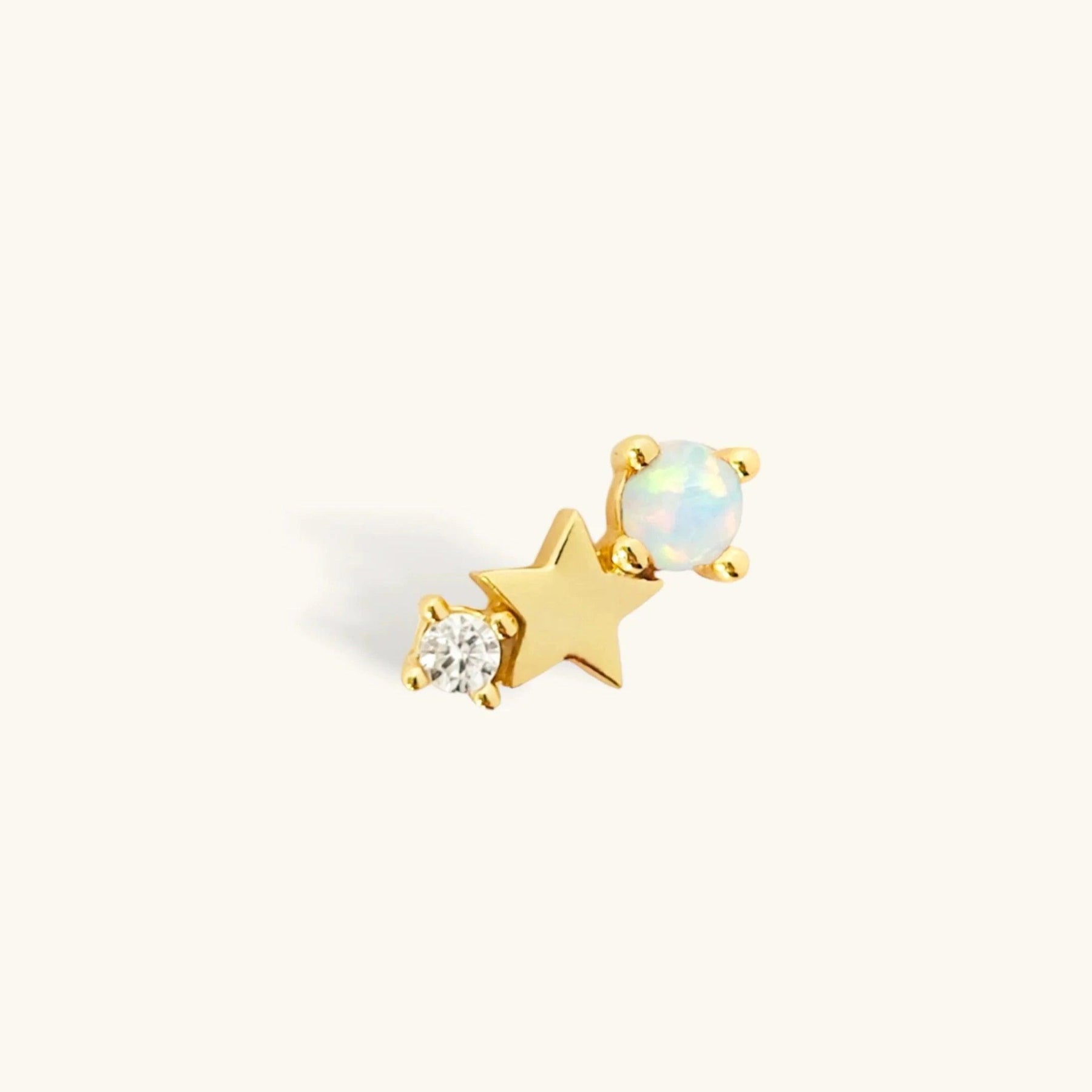 Zodiac Star Stud Earrings - zuzumia