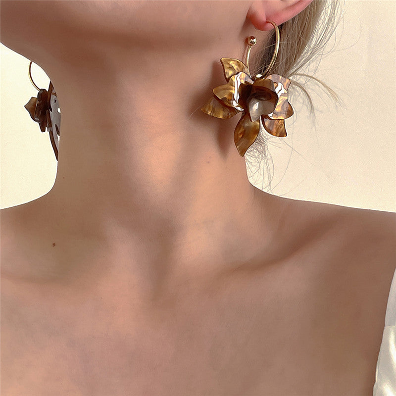 Retro Flower Earrings