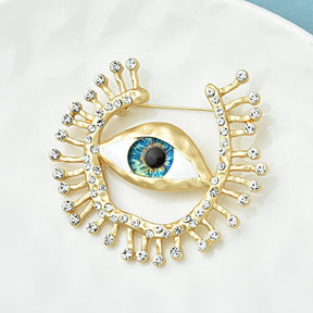 'I Am Watching You' Evil Eye Brooch - zuzumia