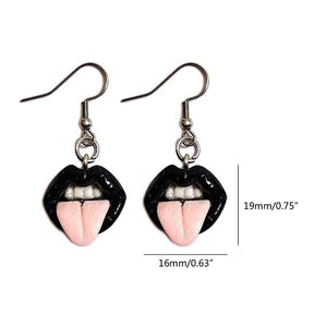 Funny Red Tongue Earrings - zuzumia