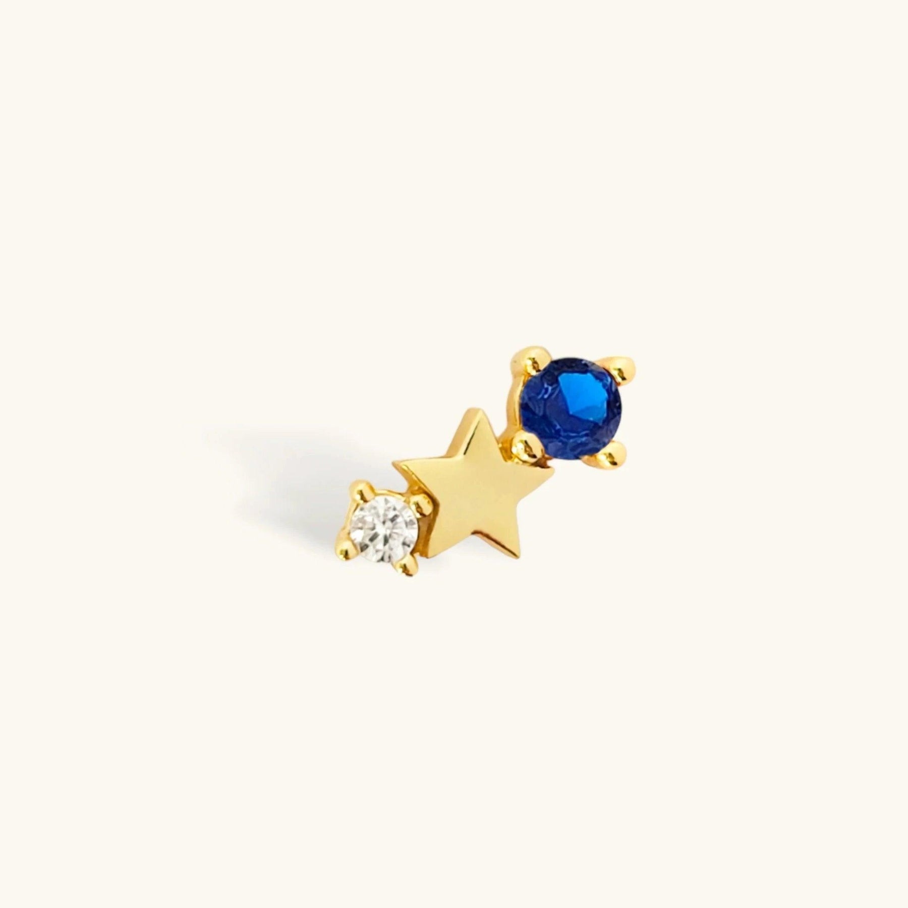 Zodiac Star Stud Earrings - zuzumia