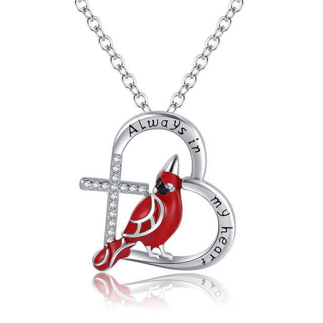 Cardinal Pendant Necklace - zuzumia