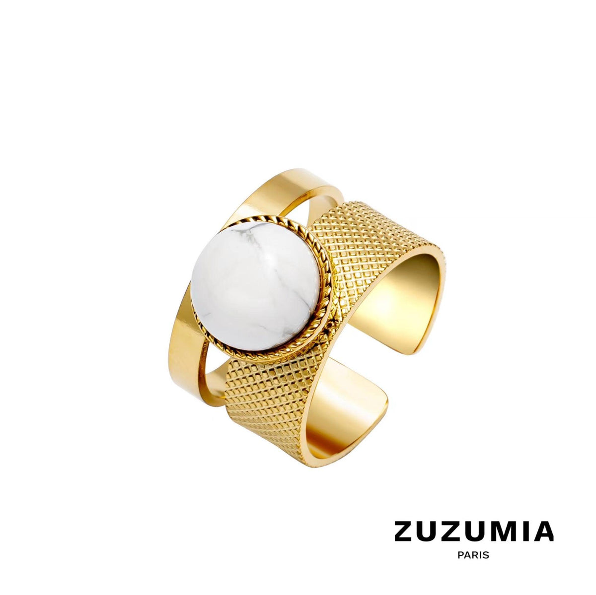 Colorful Natural Stone Ring - zuzumia