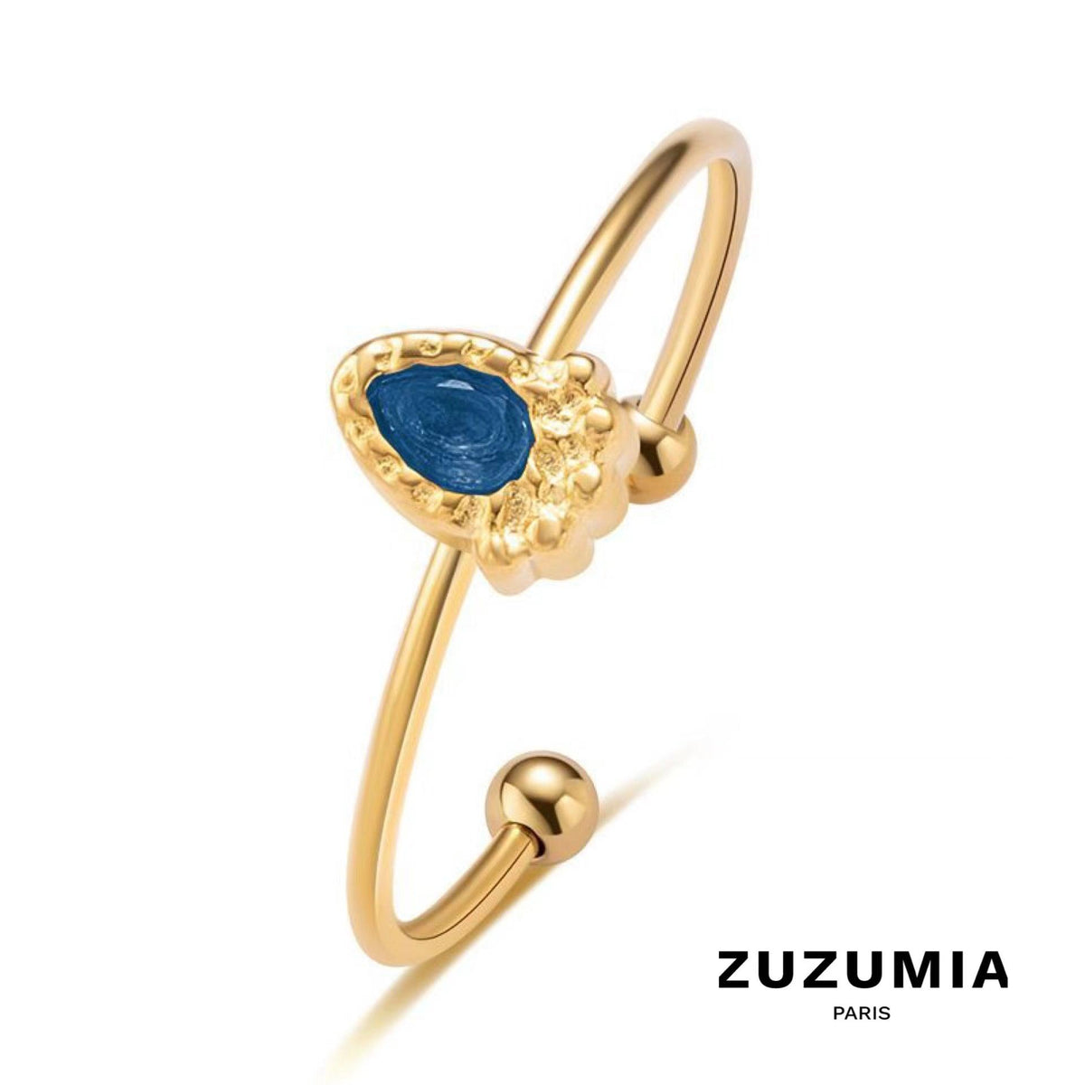 Water Drop Metal Rings - zuzumia