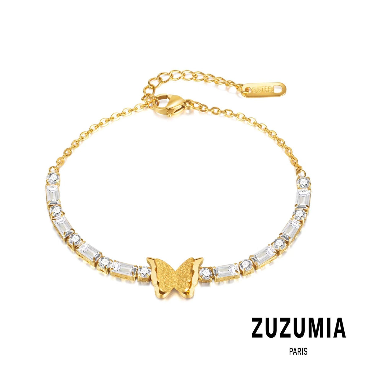 Butterfly Zircon Bracelet - zuzumia