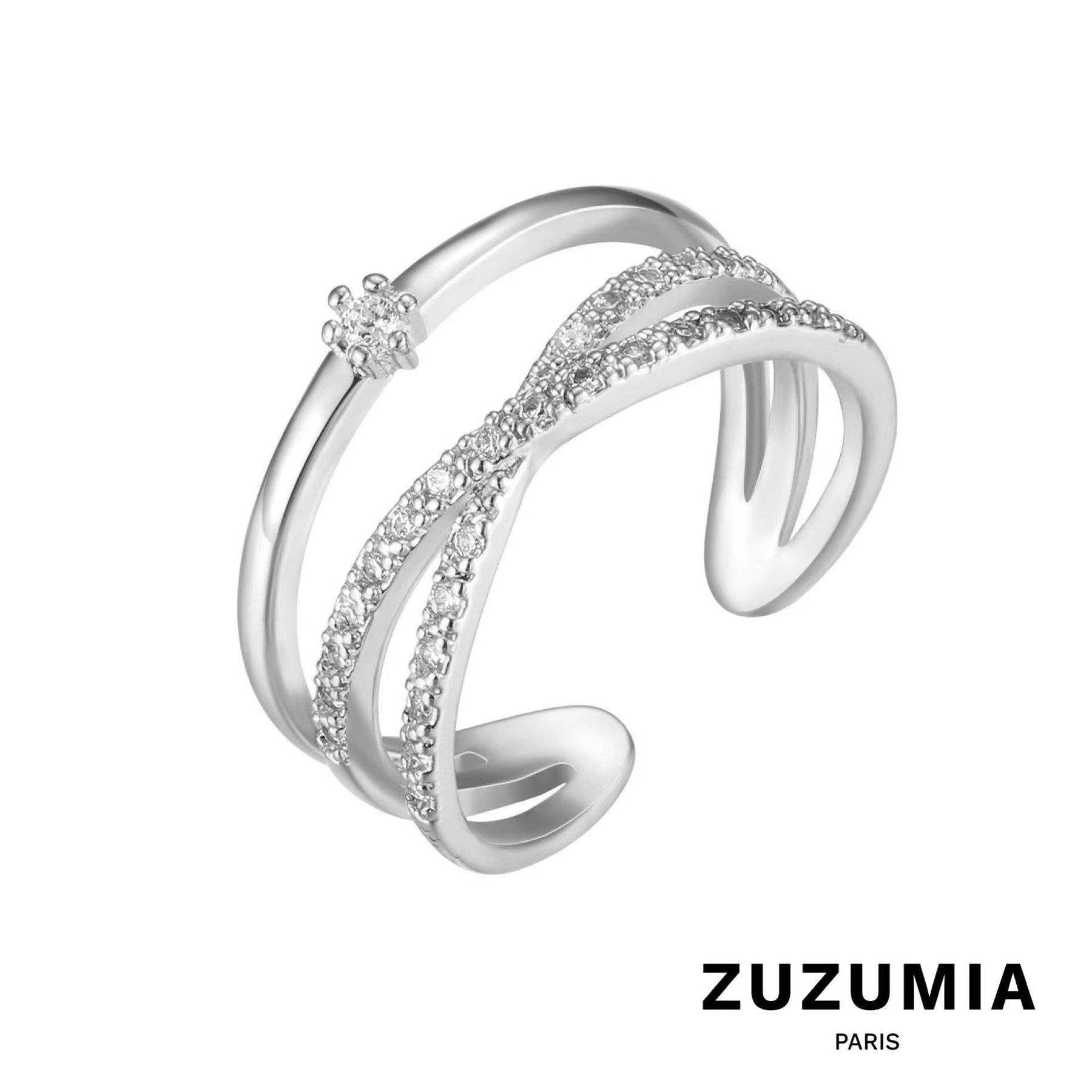 Multi-layered Diamond Ring - zuzumia