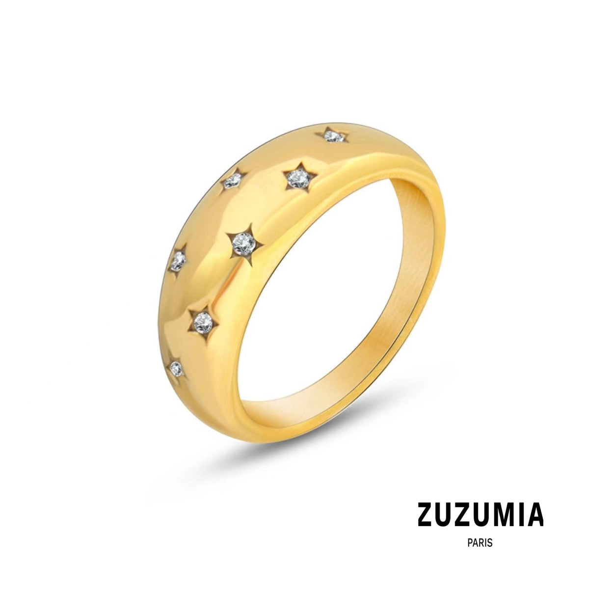 Star Zircon Ring - zuzumia