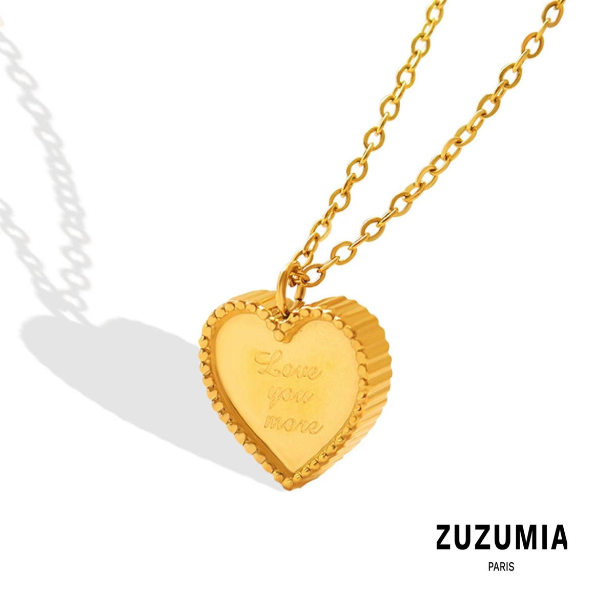 Heart Pendant Necklace - zuzumia