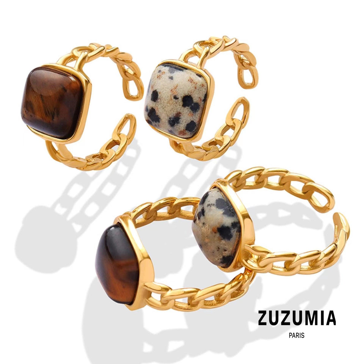 Natural Stone Ring - zuzumia