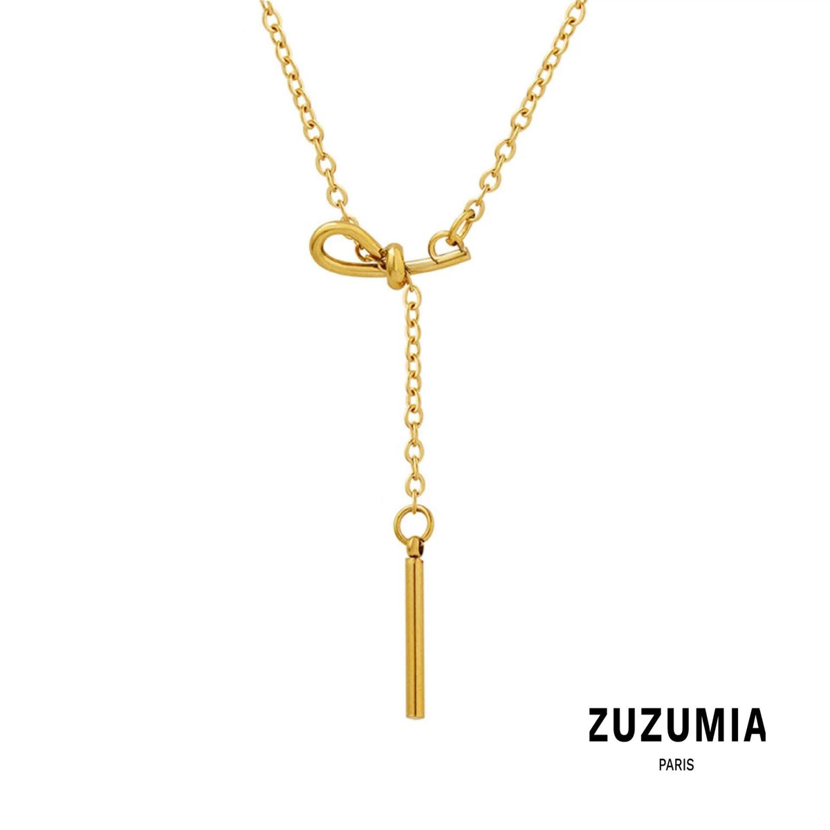 Long Knotted Necklace - zuzumia