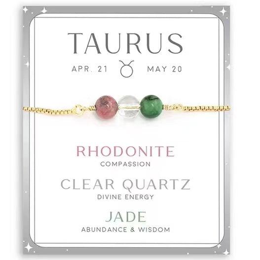 Birthstone Zodiac Sign Bracelet - zuzumia