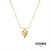 Heart Pendant Necklace - zuzumia