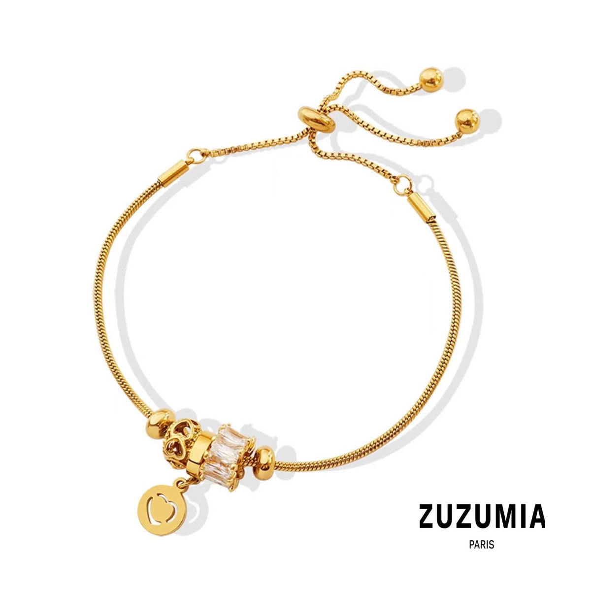 Heart Charms Adjustable Bracelet - zuzumia