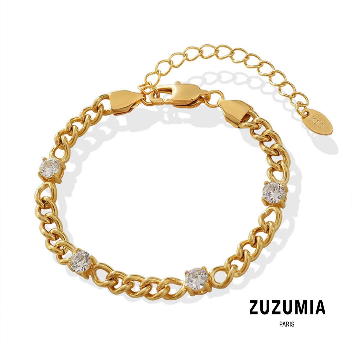 Zircon Inlaid Bracelet - zuzumia