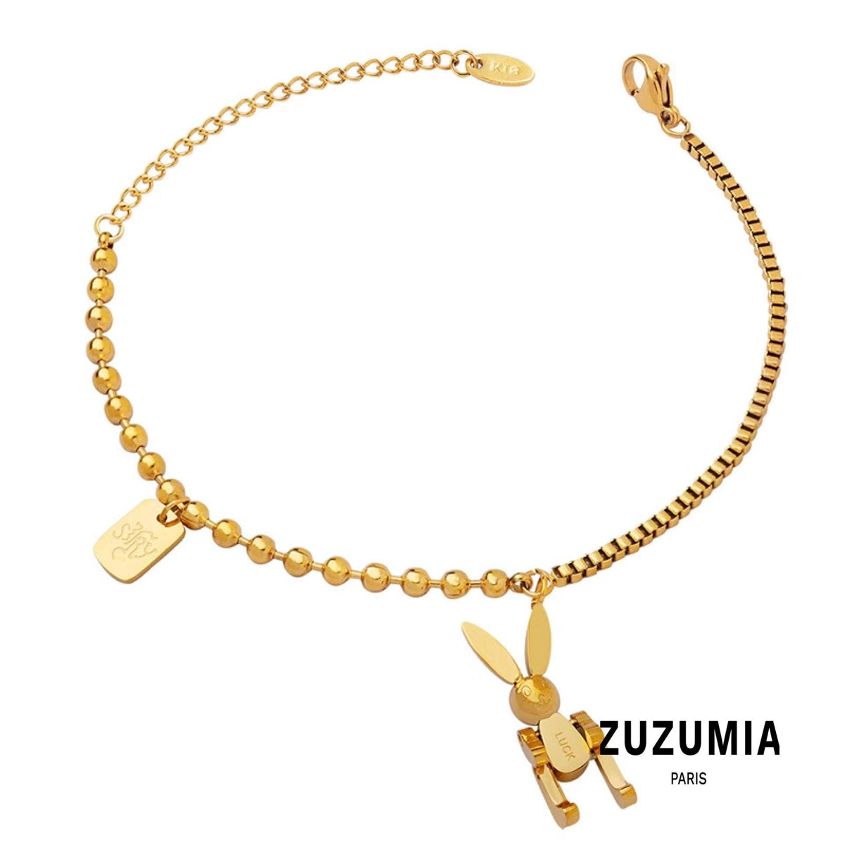 Rabbit Pendant Bracelet - zuzumia