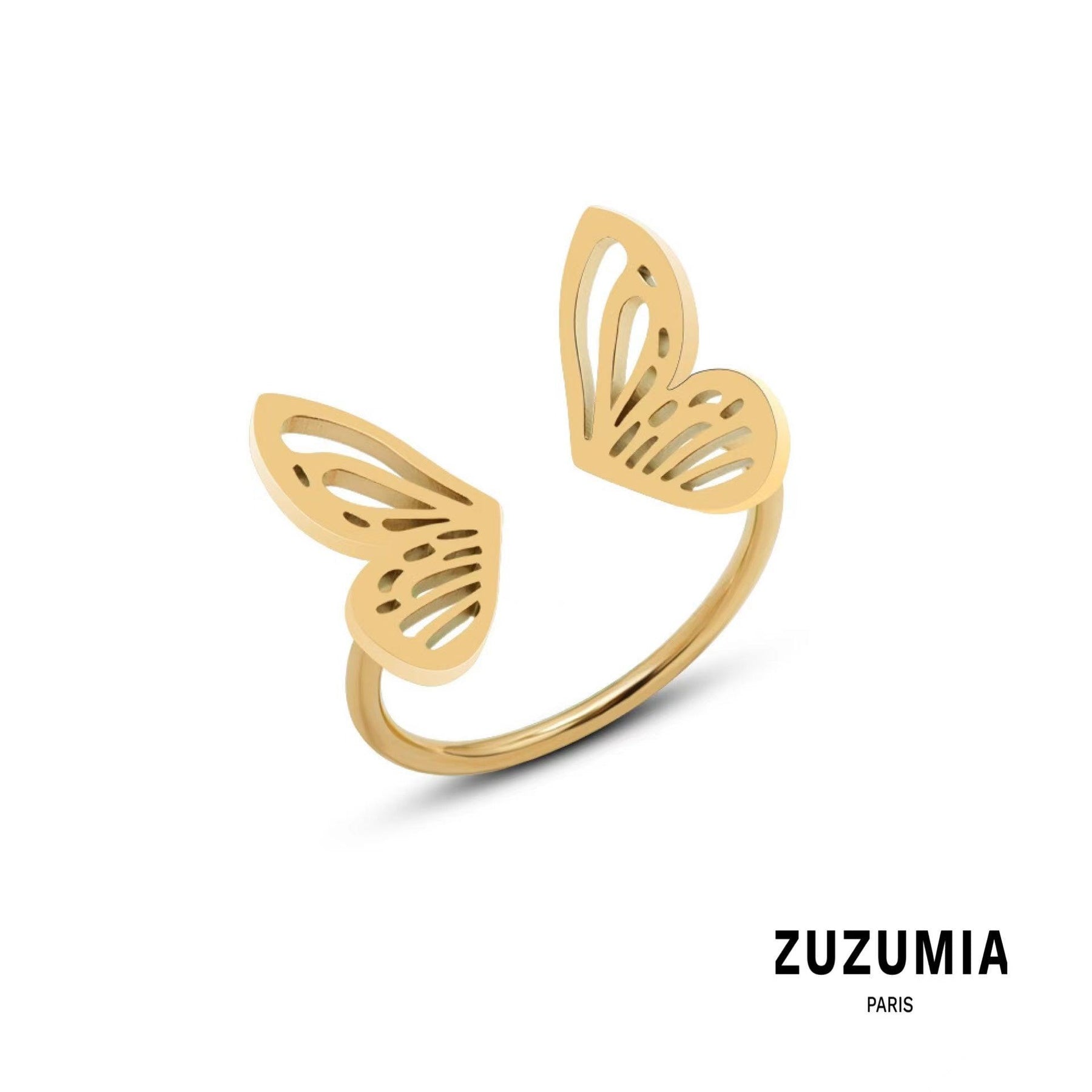 Butterfly Opening Ring - zuzumia