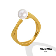 Pearl Open Ring - zuzumia