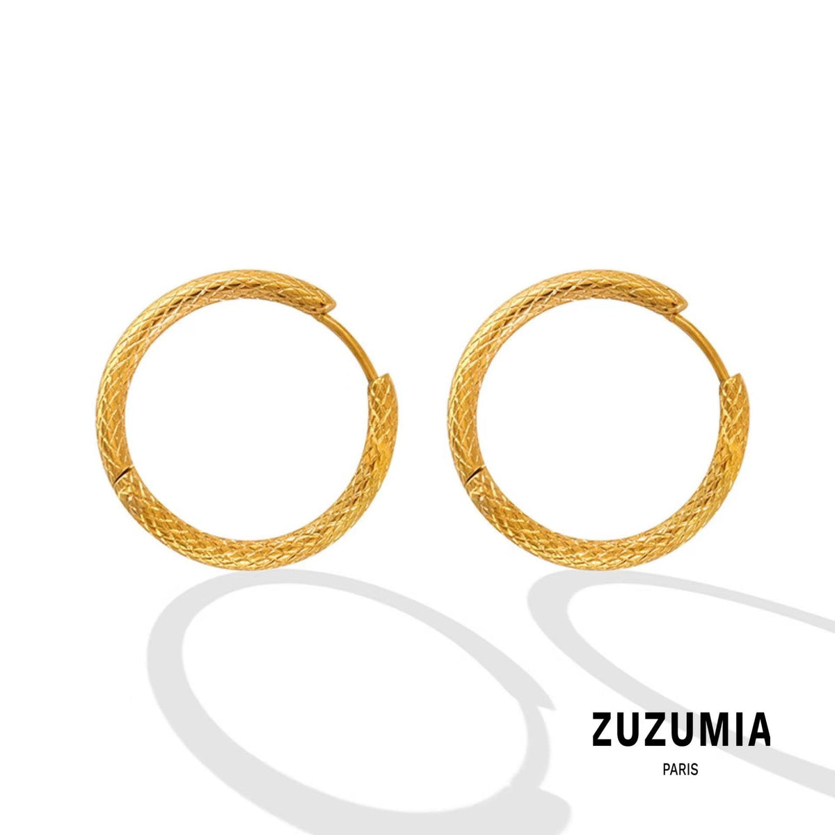 Hoop Stud Earrings - zuzumia