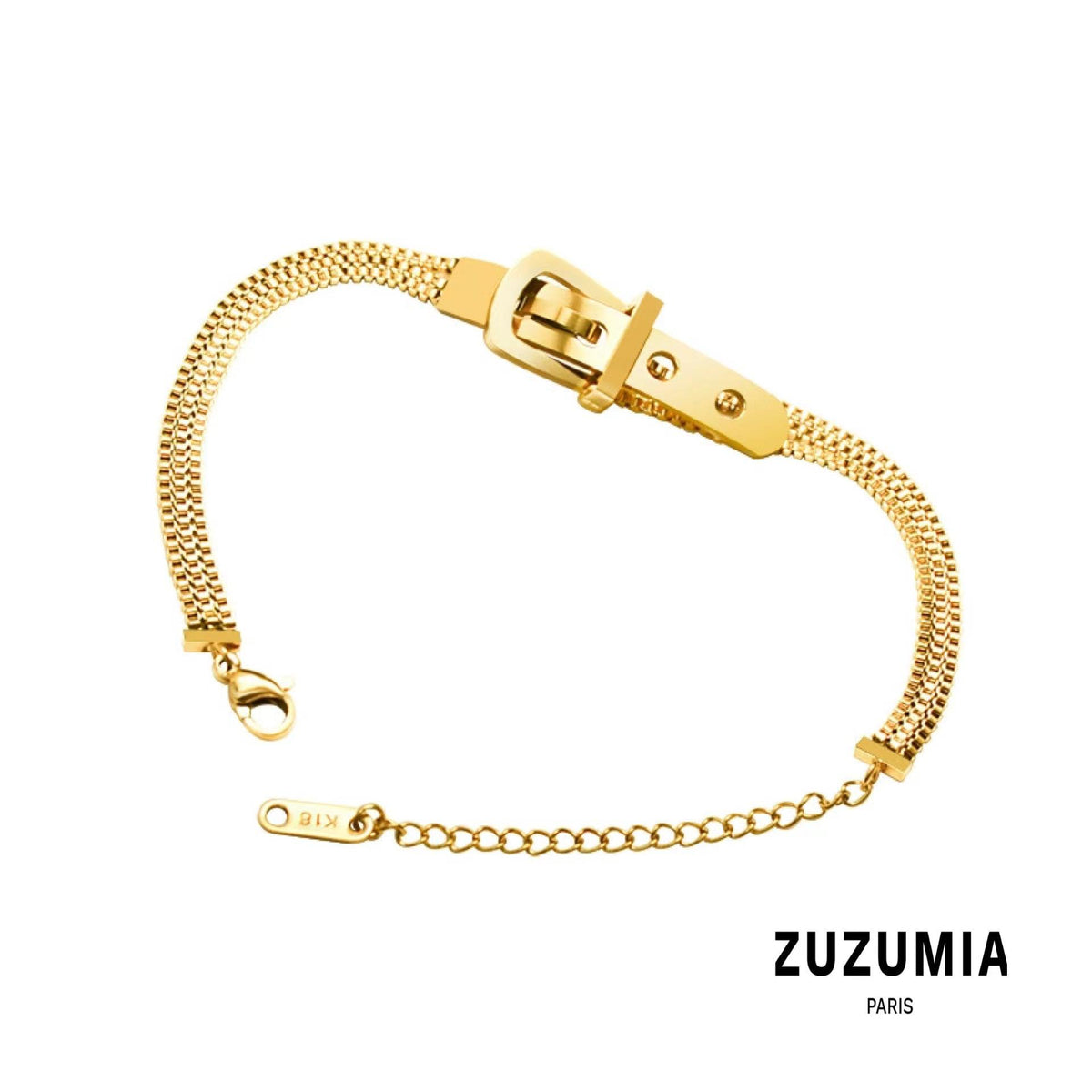 Watch Clasp Gold Bracelet - zuzumia