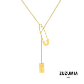 Clip Love Letter Necklace - zuzumia